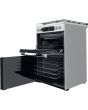 Hotpoint HD67G8CCX Dual Fuel Cooker