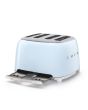 Smeg TSF03PBUK Toaster, Blue