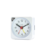 Acctim 25/738WB Ingot Quartz Alarm Clock White