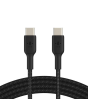 Belkin CAB004BT2MBK Braided USB-C To USB-C Cable 60W 2M Black