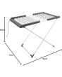 Black And Decker BXAR0001GB Electric Heated Winged Airer Silver