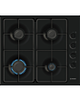 Bosch PBP6B6K60 Series 2, Gas Hob, 60 Cm, Enamel, Black