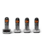 BT 101515 Bt4600, Four Handsets, With Answer Machine Silver