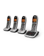 BT 101515 Bt4600, Four Handsets, With Answer Machine Silver