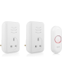 Byron DBY-22317UK Twinpack Wireless Doorbell Set White