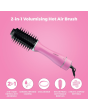 Carmen C81243PNK 2-In-1 Volumising Hot Air Brush Pink