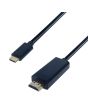 Connekt gear 26-2993 2M USB 3.1 Connector Cable Type C Male To HDMI Male Black