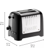 Dualit 26205 2 Slice Lite Toaster Black - Silver