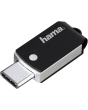 Hama 00114975 'C Turn' 16GB Type-C USB Flashpen Black/Silver