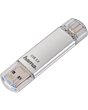 Hama 00124161 C-Laeta 16Gb USB-A & USB-C Memory Pen Silver