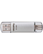 Hama 00124161 C-Laeta 16Gb USB-A & USB-C Memory Pen Silver