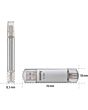Hama 00124161 C-Laeta 16Gb USB-A & USB-C Memory Pen Silver