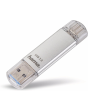 Hama 00124162 C-Laeta 32Gb USB-A & USB-C Memory Pen Silver