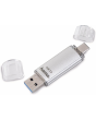 Hama 00124162 C-Laeta 32Gb USB-A & USB-C Memory Pen Silver