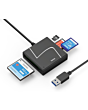 Hama 00200148 USB Card Reader Sd, Microsd, Cf, Ms, 4-In-1 Black