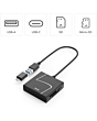 Hama 00200148 USB Card Reader Sd, Microsd, Cf, Ms, 4-In-1 Black