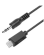 Hama 00200729 Audio 0.75M USB-C / 3.5Mm Cable Black