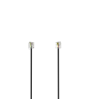 Hama 00201137 Modular Cable 6P4c To 6P4c 3M Black
