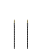 Hama 00205130 Audio Cable, 3.5Mm Jack Plug - Plug, Stereo, Metal, Gold Plated, 1.5M Black