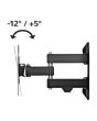 Hama 00220822 Full Motion TV Wall Bracket 19inch- 48inch Black