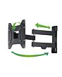 Hama 00220822 Full Motion TV Wall Bracket 19inch- 48inch Black