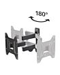 Hama 00220822 Full Motion TV Wall Bracket 19inch- 48inch Black