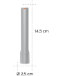 Hama 00228601 Led Flashlight 120 Lumens Grey