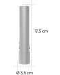 Hama 00228603 Rechargable Led Flashlight 350 Lumens Grey