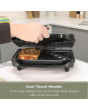 HAMILTON BEACH HB1026 Deep Fill Sandwich Toaster Black - Silver