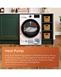 Hotpoint CHSD83MWWUK Heat Pump Tumble Dryer: Freestanding, 8,0Kg White