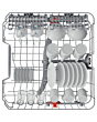 Hotpoint HP2IFC14BN6UK Bi Full Size Dishwasher 14 Place Set 8.9 L 9 Progs With Activedry Black