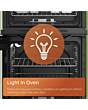 Hotpoint HTE6VDCB1 60Cm Electric Twin Cooker With Multiflow Black