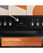 Hotpoint HTE6VDCB1 60Cm Electric Twin Cooker With Multiflow Black