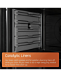 Hotpoint HTE6VDCB1 60Cm Electric Twin Cooker With Multiflow Black
