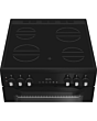 Hotpoint HTE6VDCB1 60Cm Electric Twin Cooker With Multiflow Black
