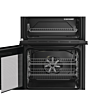 Hotpoint HTE6VDCB1 60Cm Electric Twin Cooker With Multiflow Black
