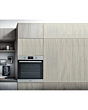 Hotpoint SA2840PIX Single Electric Oven Multiflow, Pyro Clean Stainless Steel