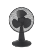 Igenix DF1210BL 12 Inch Desk Fan With 3 Speed Settings Black