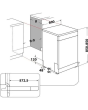 Indesit Dishwasher: full size, white colour - D2F HK26  UK
