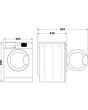 Indesit EWDE 761483 W UK Freestanding Washer Dryer - White