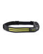 Integral 45-92-84 Cob Strip Head Torch Rechargeable 3-6 Hours Run Time 20M Beam Black