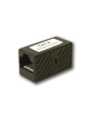 Kauden US118 Cat5e / Cat6 Coupler Black