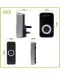 Lloytron B7531BK Plug-In Door Chime Wireless Kit Black
