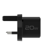 Magix MGXB232XB 20W Power Adaptor - USB Type-C (Pd) Black