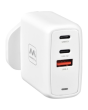 masterplug USBPLGACC67W/U 67W USB A + C Fast Charger White