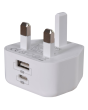 Mercury 421.721UK Low Profile USB Type-A & C Charger White