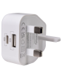 Mercury 421.721UK Low Profile USB Type-A & C Charger White