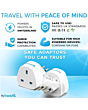 MY TRAVEL PAL 860CH Uk To Switzerland Plug Adapter White