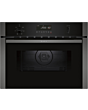 Neff C1AMG84G1B N 50, Built-In Microwave Oven With Hot Air, 60 X 45 Cm, Graphite-Grey