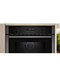 Neff C1AMG84G1B N 50, Built-In Microwave Oven With Hot Air, 60 X 45 Cm, Graphite-Grey